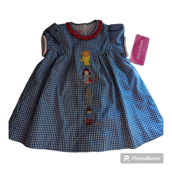 claire and charlie Other - Claire and Charlie Wizard Of Oz Smocked Dress NWT 12m